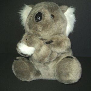 Vintage 1992 Mom Koala and Baby TCA Group Brown 15" H x 11" W Excellent!